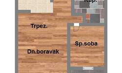 Dvosoban stan, Novi Sad, Novo Naselje, prodaja, 36m2, 81690e, id976105