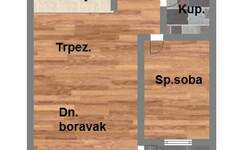 Dvosoban stan, Novi Sad, Novo Naselje, prodaja, 40m2, 90600e, id977234