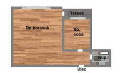 Dvosoban stan, Novi Sad, patrijarha pavla, prodaja, 45m2, 105570e, id1022209
