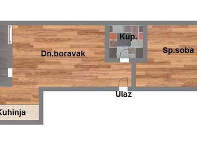 Dvosoban stan, Novi Sad, Petrovaradin, prodaja, 36m2, 65650e, id1091977