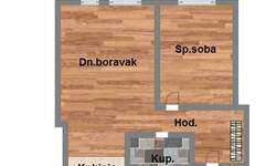 Dvosoban stan, Novi Sad, petrovaradin, prodaja, 41m2, 84050e, id1050728