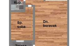 Dvosoban stan, Novi Sad, prodaja, 39m2, 89760e, id921474