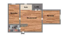 Dvoiposoban stan, Novi Sad, prodaja, 46m2, 97280e, id955979