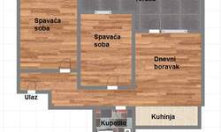 Trosoban stan, Novi Sad, Petrovaradin, prodaja, 60m2, 107540e, id913274
