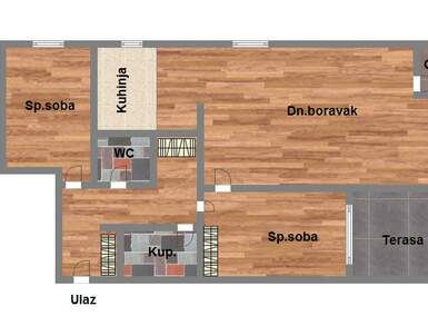 Trosoban stan, Novi Sad, PETROVARADIN, prodaja, 76m2, 143570e, id1066473