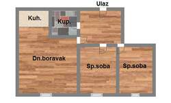 Trosoban stan, Novi Sad, podbara, prodaja, 61m2, 61570e, id1018798