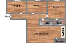 Cetvorosoban stan, Novi Sad, podbara, prodaja, 78m2, 265770e, id1102498