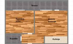 Dvosoban stan, Novi Sad, Podbara, prodaja, 39m2, 112770e, id913182