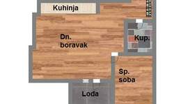 Dvosoban stan, Novi Sad, Podbara, prodaja, 47m2, 112720e, id945305