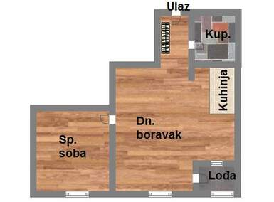Dvosoban stan, Novi Sad, PODBARA, prodaja, 48m2, 114160e, id1052015