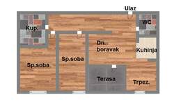Trosoban stan, Ruma, Ruma Centar, prodaja, 76m2, 109420e, id943728