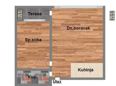 Dvosoban stan, Novi Sad, prodaja, 40m2, 107120e, id1040746