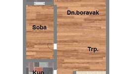 Dvosoban stan, Novi Sad, Salajka, prodaja, 44m2, 108610e, id1075041