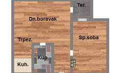 Dvosoban stan, Novi Sad, Salajka, prodaja, 44m2, 97700e, id928194