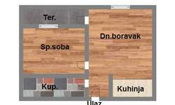 Dvosoban stan, Novi Sad, Salajka, prodaja, 37m2, 95360e, id955420