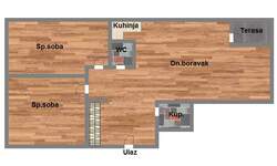 Dvoiposoban stan, Novi Sad, prodaja, 55m2, 98880e, id994546
