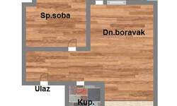 Dvosoban stan, Novi Sad, Somborski Bulevar, prodaja, 54m2, 140460e, id1080234