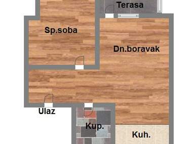 Dvosoban stan, Novi Sad, Somborski Bulevar, prodaja, 54m2, 140460e, id1080234