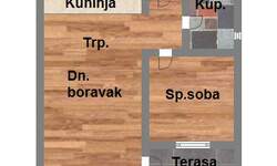 Dvosoban stan, Novi Sad, Somborski Bulevar, prodaja, 44m2, 114460e, id949348