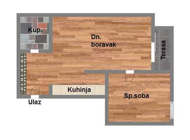 Jednoiposoban stan, Novi Sad, Stari Majur, prodaja, 37m2, 76730e, id961814