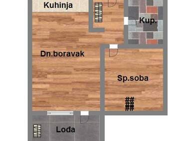Jednoiposoban stan, Novi Sad, Stari Majur, prodaja, 39m2, 77900e, id1050286