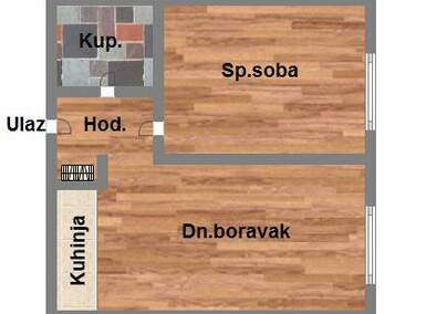 Jednoiposoban stan, Novi Sad, Stari majur, prodaja, 34m2, 71700e, id1051975