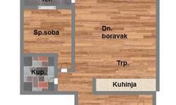 Dvosoban stan, Novi Sad, Telep, prodaja, 48m2, 119200e, id1117327