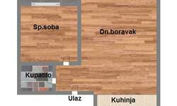Dvosoban stan, Novi Sad, Telep, prodaja, 40m2, 89780e, id1057514