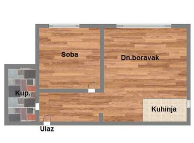 Jednoiposoban stan, Novi Sad, telep, prodaja, 31m2, 73500e, id1045610