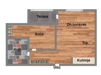 Dvosoban stan, Novi Sad, telep, prodaja, 46m2, 103400e, id1046742