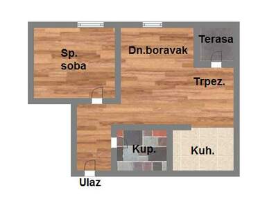 Jednoiposoban stan, Novi Sad, Telep, prodaja, 35m2, 82990e, id898940
