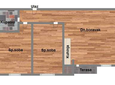 Dvoiposoban stan, Novi Sad, telep, prodaja, 57m2, 131750e, id1040756