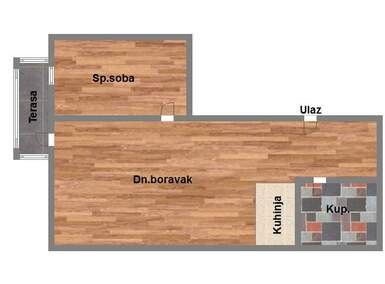 Dvosoban stan, Novi Sad, prodaja, 40m2, 99890e, id987601