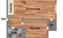 Dvosoban stan, Novi Sad, prodaja, 44m2, 100270e, id1005293