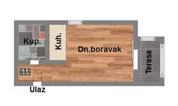 Jednoiposoban stan, Novi Sad, prodaja, 29m2, 58980e, id1064917