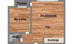 Dvosoban stan, Novi Sad, Telep, prodaja, 44m2, 108930e, id945431