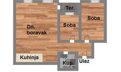 Trosoban stan, Novi Sad, Telep, prodaja, 61m2, 154490e, id970712