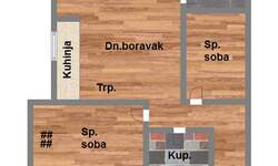 Dvoiposoban stan, Novi Sad, Telep, prodaja, 45m2, 119520e, id971975