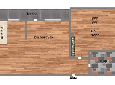 Dvosoban stan, Novi Sad, Telep, prodaja, 42m2, 107120e, id1027908
