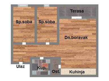 Trosoban stan, Novi Sad, Telep, prodaja, 62m2, 152530e, id1047482
