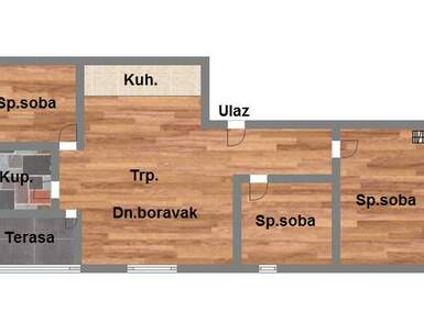 Jednosoban stan, Novi Sad, Telep, prodaja, 61m2, 125230e, id1065031