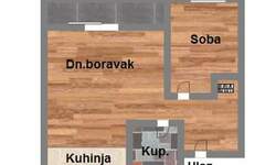 Dvosoban stan, Novi Sad, Telep, prodaja, 46m2, 120560e, id1113359