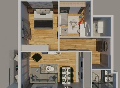 Trosoban stan, Kragujevac, Vašarište, prodaja, 62m2, 1400e, id918846