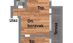 Dvosoban stan, Novi Sad, Veternička Rampa, prodaja, 44m2, 83820e, id1022957