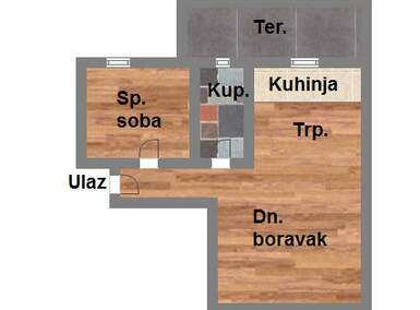 Jednoiposoban stan, Novi Sad, Veternik, prodaja, 39m2, 56620e, id961278