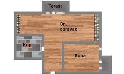 Dvosoban stan, Novi Sad, Veternik, prodaja, 47m2, 169440e, id918773
