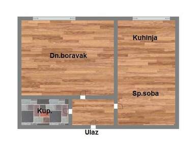 Jednoiposoban stan, Novi Sad, Železnička stanica, prodaja, 31m2, 84460e, id1104168